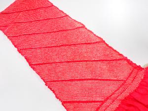 未使用品　正絹　振袖用　絞り　帯揚げ